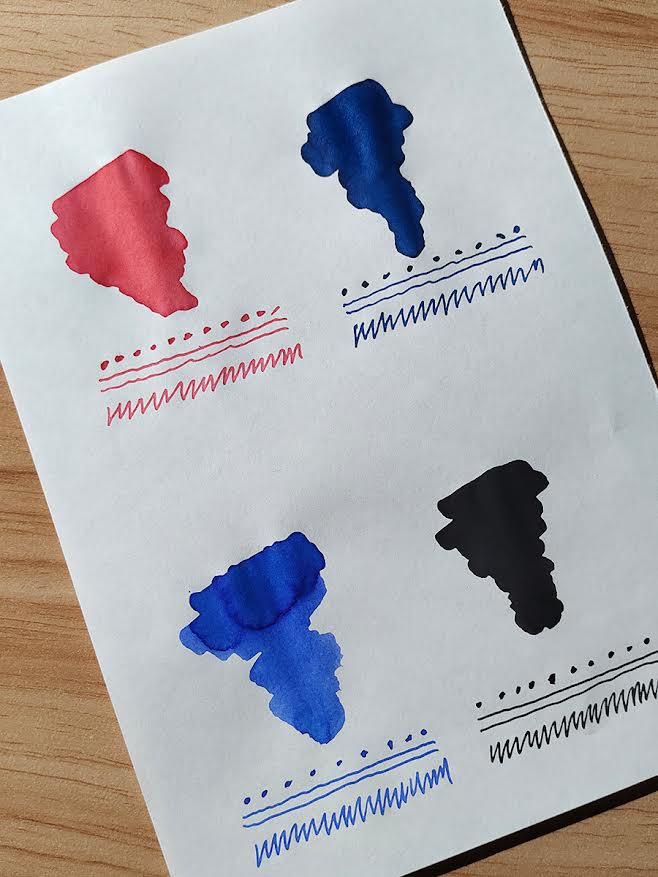 DUX 50ml Fountain Pen Ink – Non-Carbon, Quick-Drying, Smudge-Free (Black / Blue / Blue-Black / Red) - Image 10