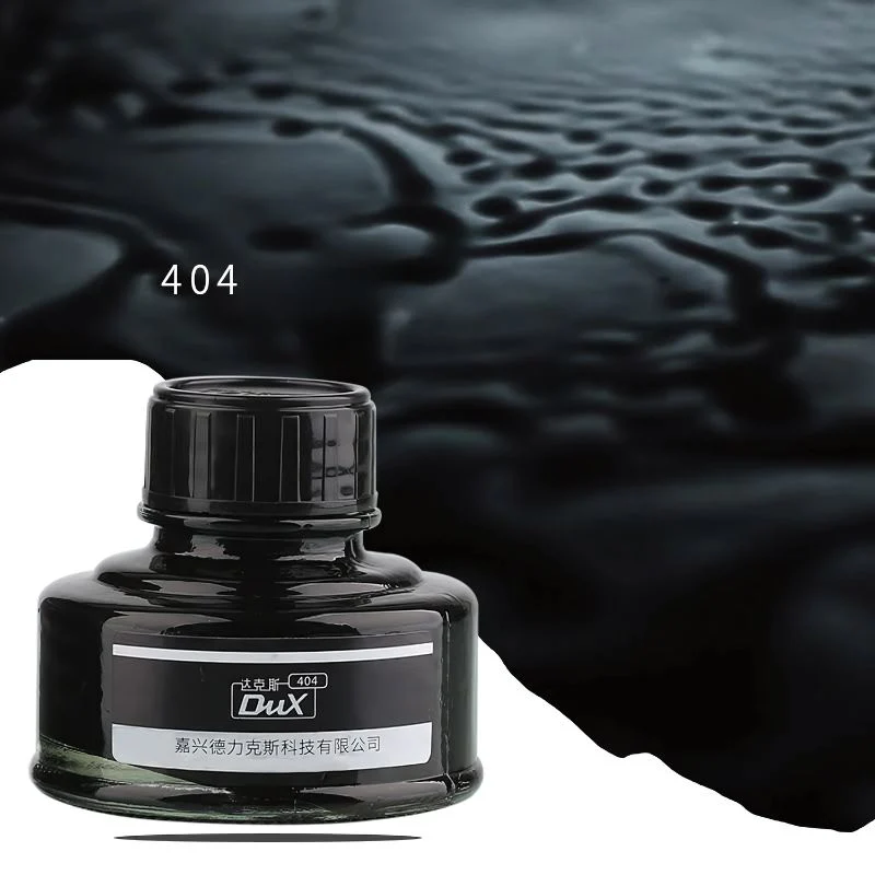 DUX 50ml Fountain Pen Ink – Non-Carbon, Quick-Drying, Smudge-Free (Black / Blue / Blue-Black / Red) - Image 4