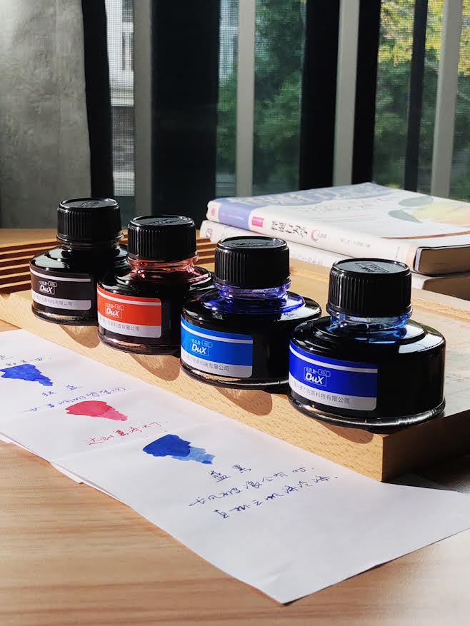 DUX 50ml Fountain Pen Ink – Non-Carbon, Quick-Drying, Smudge-Free (Black / Blue / Blue-Black / Red) - Image 5