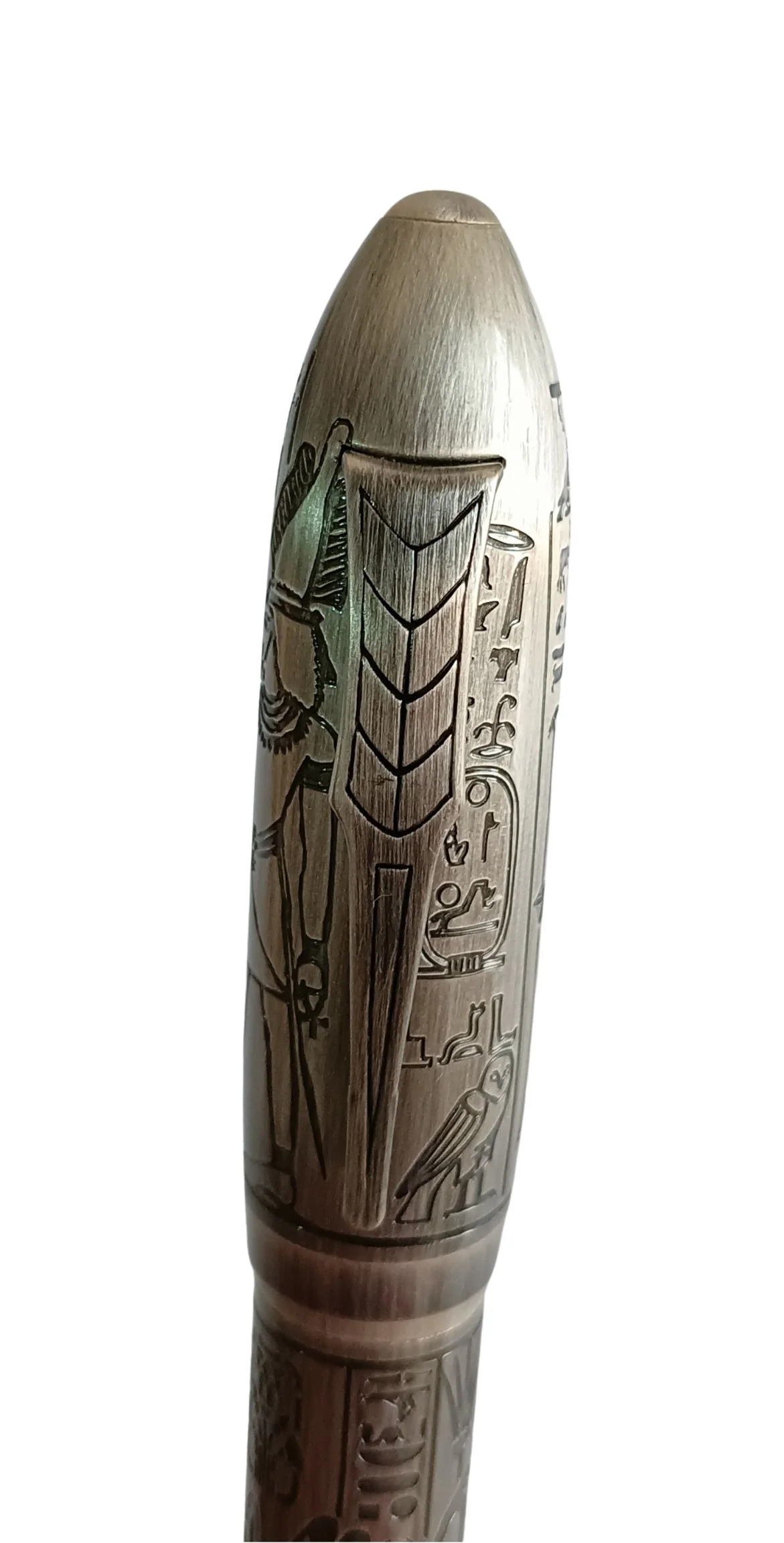 Fuliwen Egyptian Engraved Fountain Pen – Antique Metal Finish Medium Nib Writing Pen - Image 6
