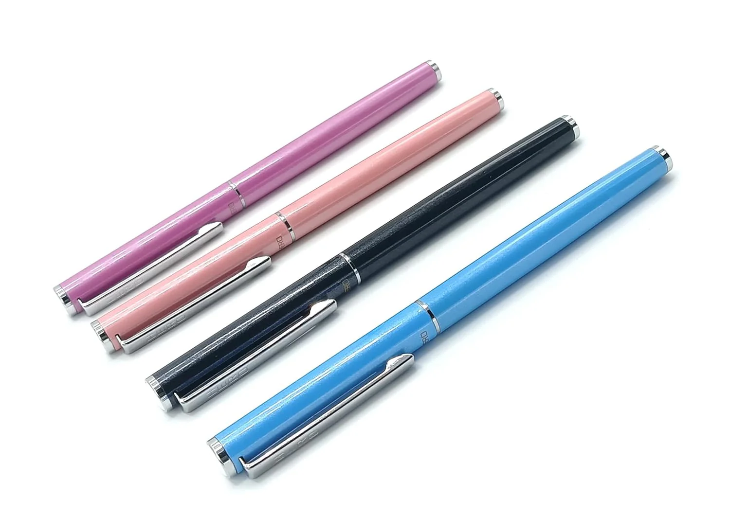 Hero 70 All-Rounder Metal Body Fountain Pen with Smooth 360-Degree Angle Nib – Fixed Converter and Chrome Trims (Black) - Image 5