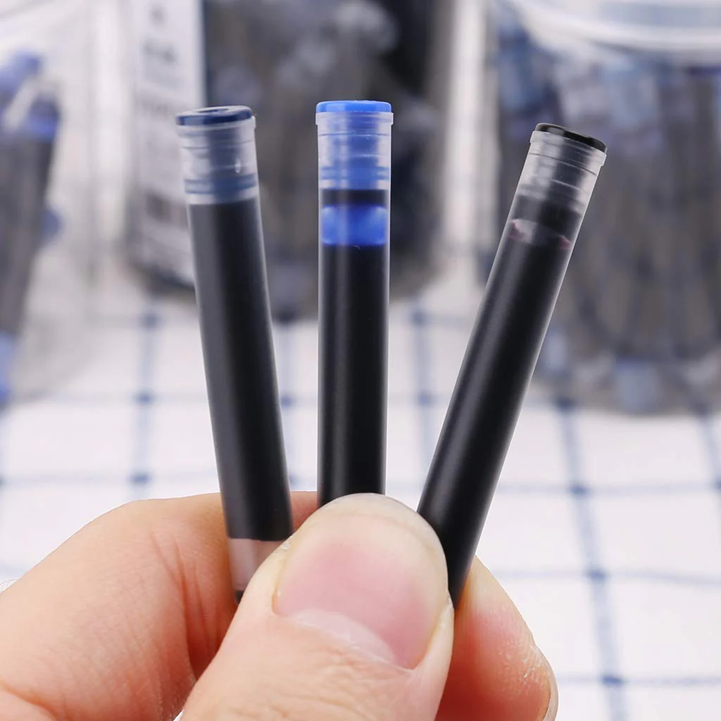 Jinhao 2.6mm International Standard Fountain Pen Ink Cartridges Refills – 30 pcs (Black) - Image 2