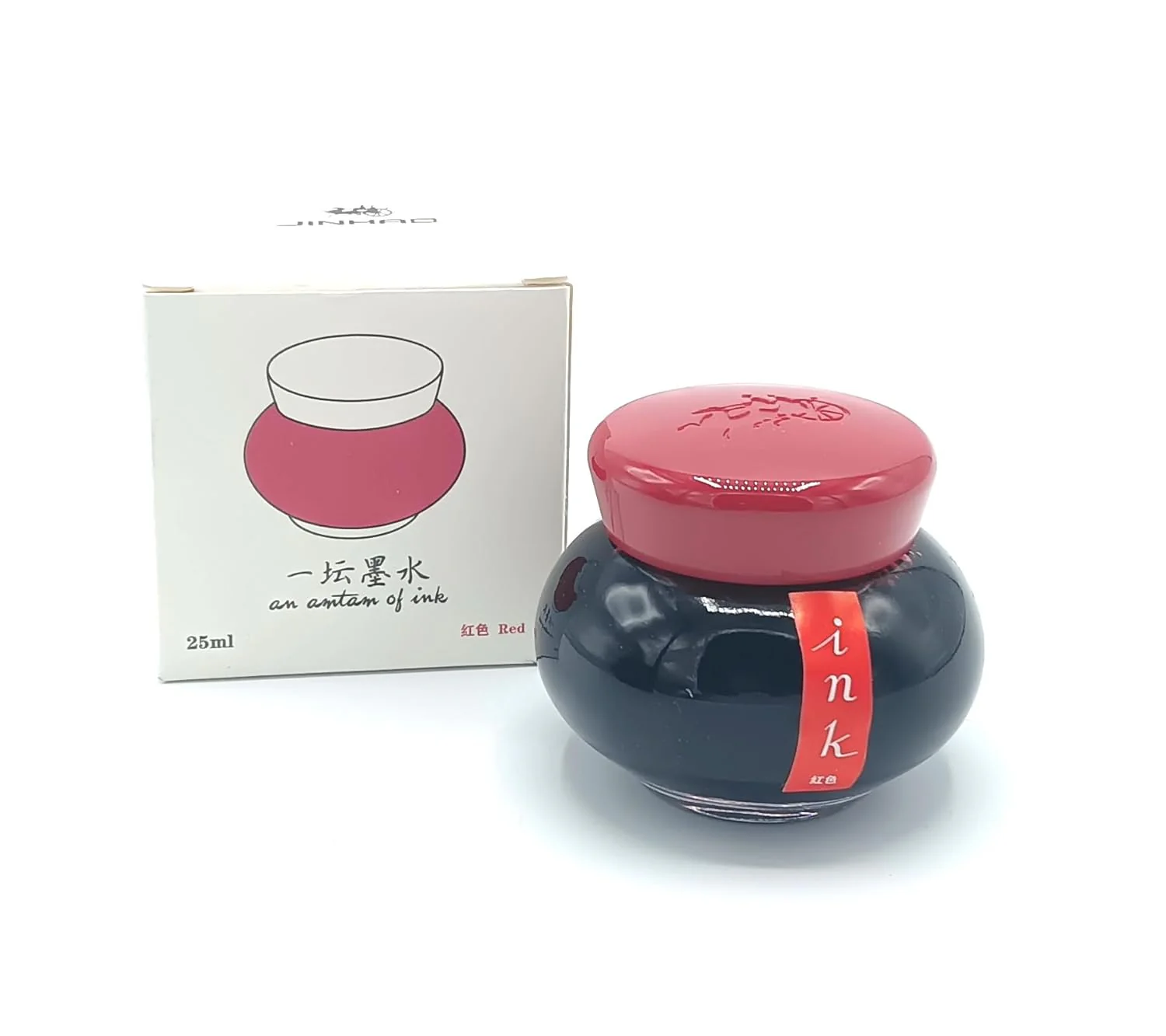 Jinhao 25ml Bottled Red Ink – Non-Carbon Ink for Fountain Pens and Dip Pens - Image 2