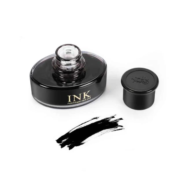 Jinhao 50ml Black Ink Bottle – Smooth & Permanent Ink for Fountain Pens, Dip Pens & Brush Pens - Image 2