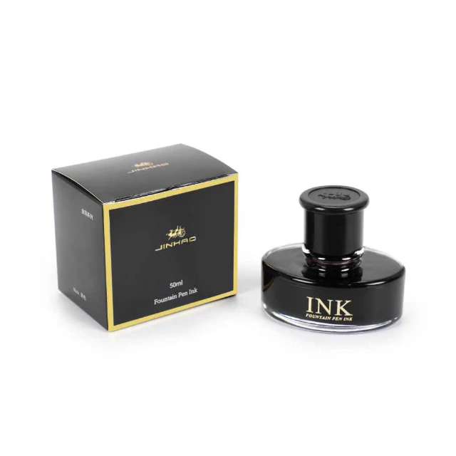 Jinhao 50ml Black Ink Bottle – Smooth & Permanent Ink for Fountain Pens, Dip Pens & Brush Pens - Image 3