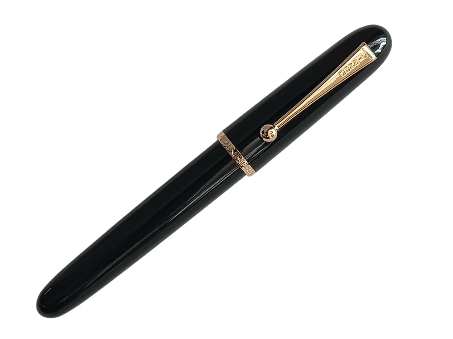 Jinhao 9013 DaDao Series Fountain Pen – Black Acrylic Body, Medium Heartbeat Nib, Includes Ink Converter