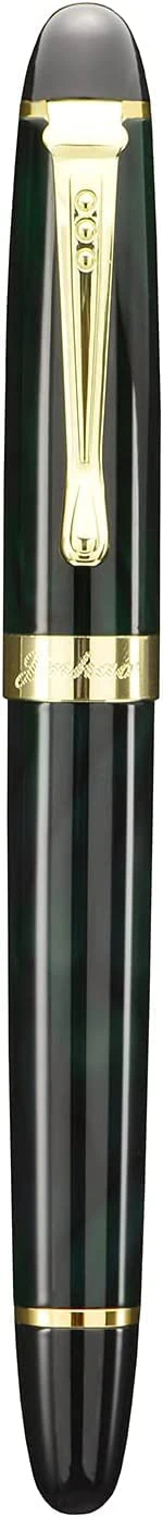 Jinhao X450 Fountain Pen – Dark Green Color, Gold Trim, Medium Nib Options, Elegant Writing Instrument - Image 8