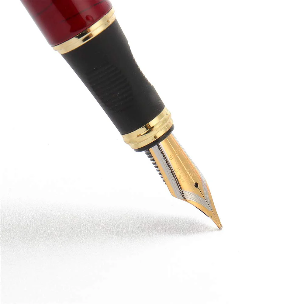 Jinhao X450 Fountain Pen – Spiral Red Color, Gold Trim, Medium Nib Options, Elegant Writing Instrument - Image 5