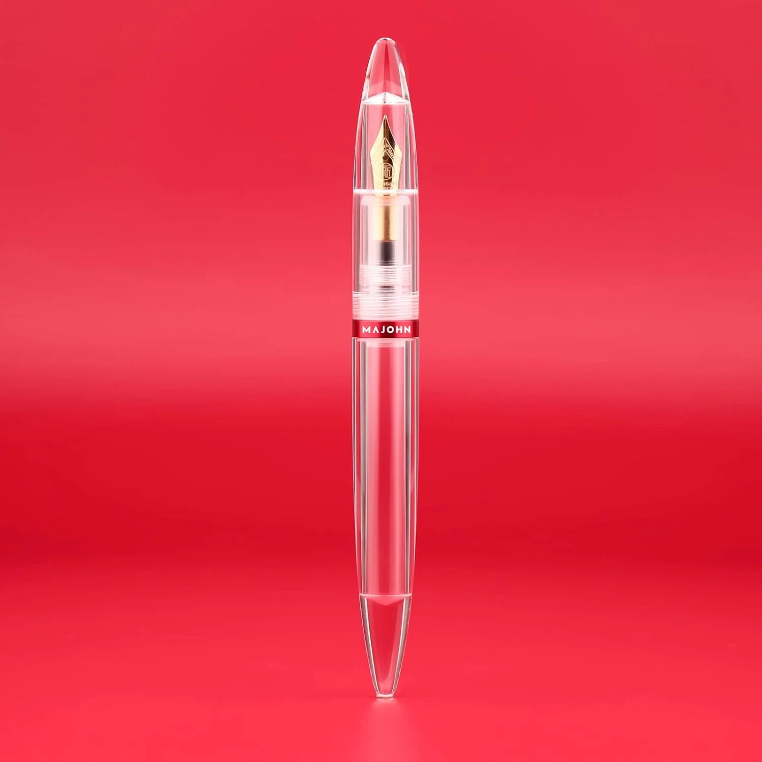 Moonman M2 Fountain Pen, 0.38 MM Extra Fine NIb Clear Transparent Acrylic, Eye Dropper Filling, Writing Calligraphy Pen Gift Set - Image 6