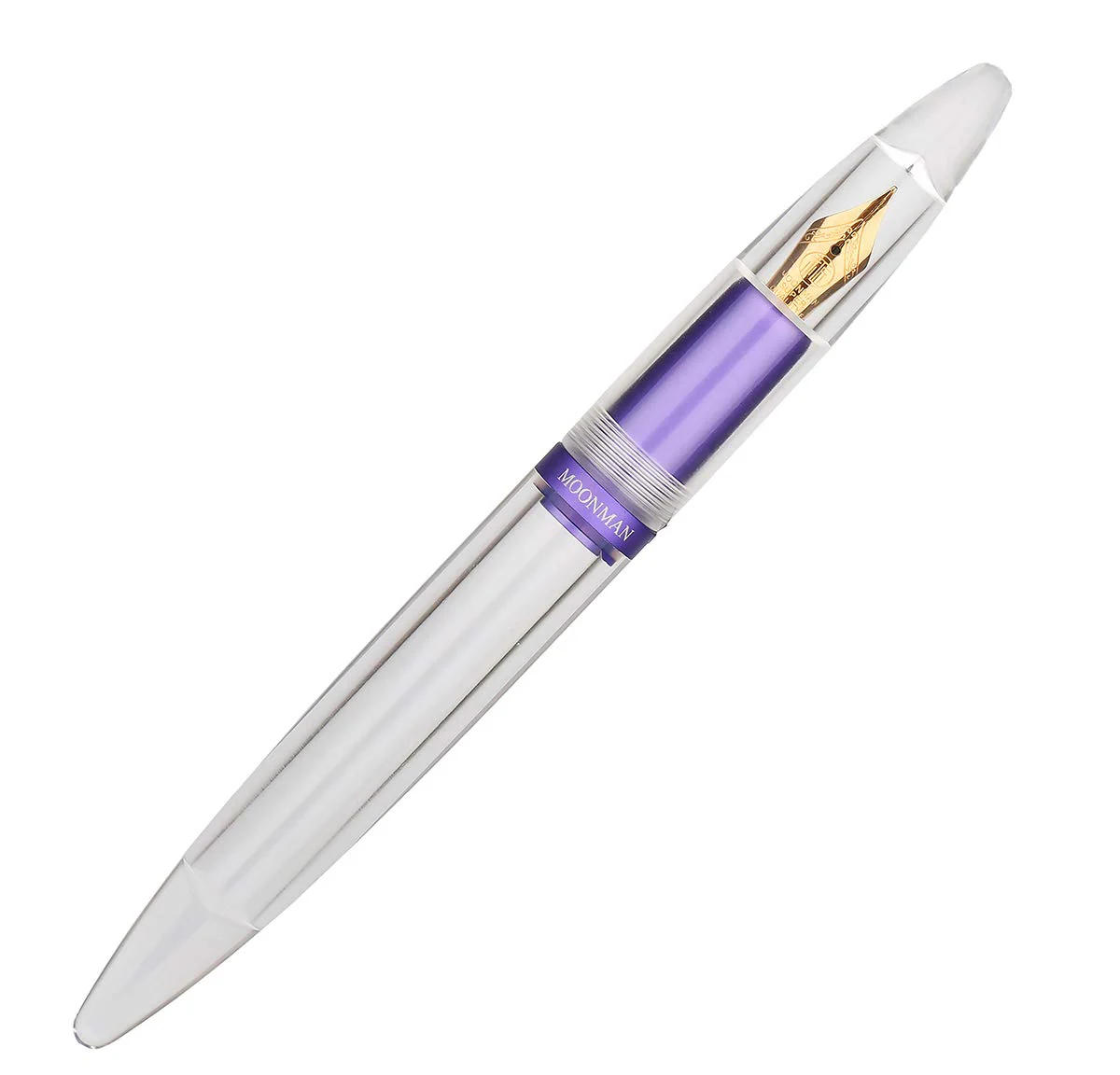 Moonman M2 Acrylic Clear Transparent Eyedropper filled Fountain Pens - Image 5