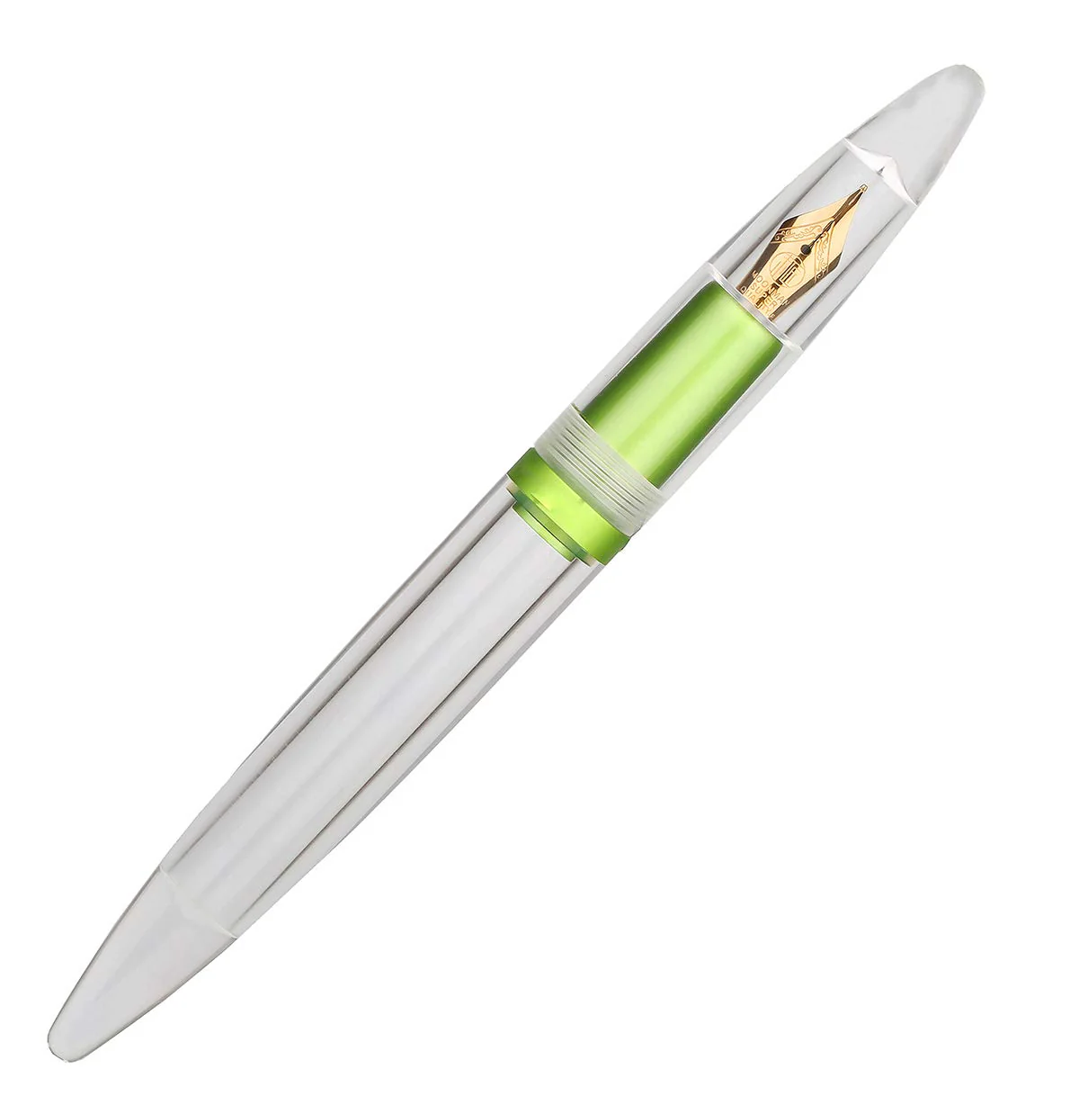 Moonman M2 Acrylic Clear Transparent Eyedropper filled Fountain Pens - Image 6