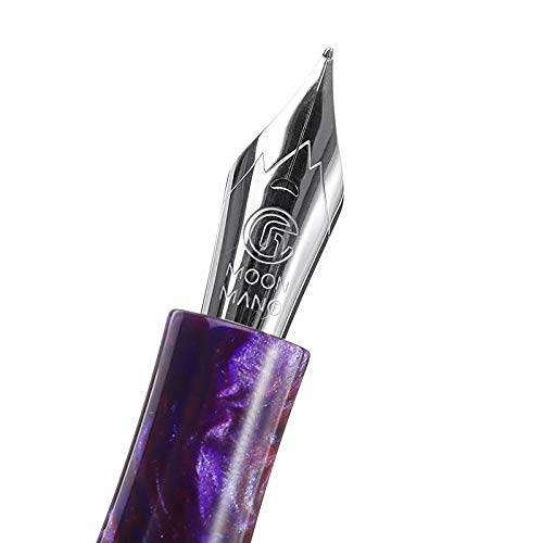Moonman C1 Eye Dropper Filling Fountain Pen Fully Transparent Large-Capacity Ink Storing with Converter Iridium Medium Nib Gift Set - Image 3