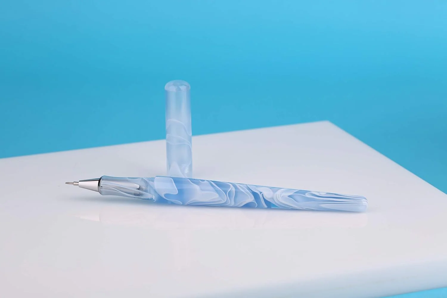 Moonman Precision Hobby Carving Pen, 3 Blades Craft Knife Carving Art Knife for Crafts Stencil Scrapbooking DIY Carving(Blue)