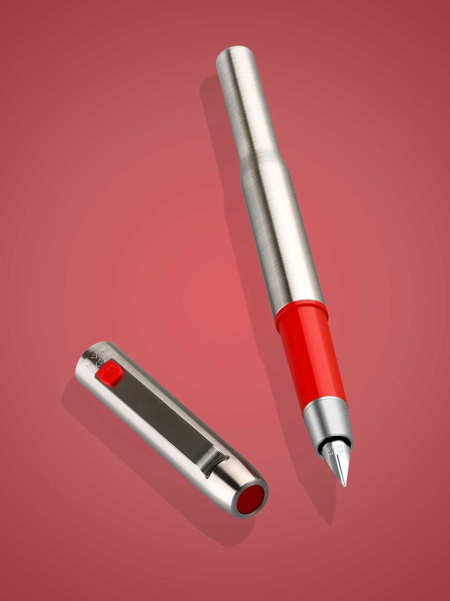 Moonman B25 Spades Ares Fountain Pen – Fine Nib (0.5mm), Stainless Steel - Image 15