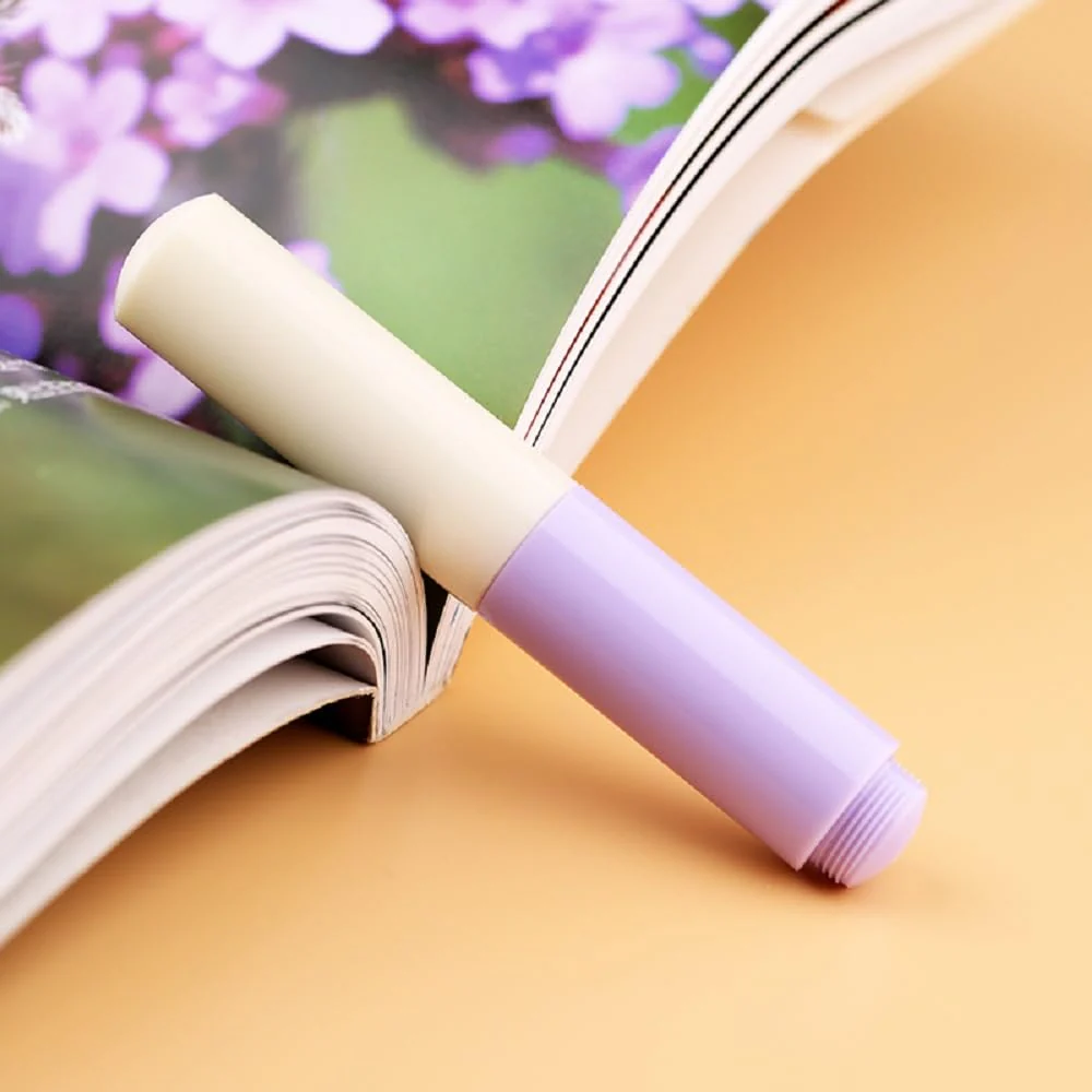 Moonman Wancai Mini Fountain Pen – Extra Fine Nib, Light Purple Acrylic, Pocket-Sized Eyedropper Pen - Image 2