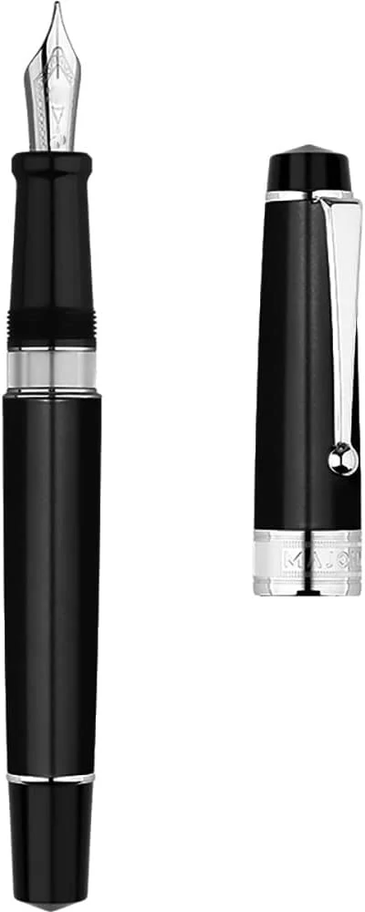 Moonman T5 Piston Fountain Pen – Matte Black, Large Ink Capacity, Resin Body, Fine/Medium/Extra Fine Nib, Gift Box Included - Image 10