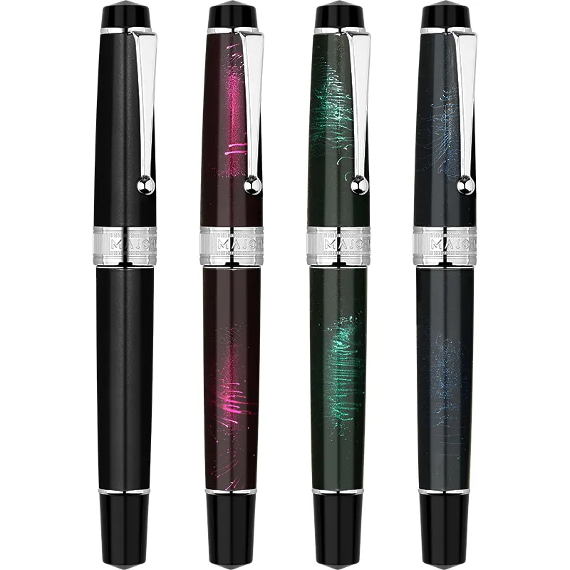 Moonman T5 Piston Fountain Pen – Matte Black, Large Ink Capacity, Resin Body, Fine/Medium/Extra Fine Nib, Gift Box Included - Image 11