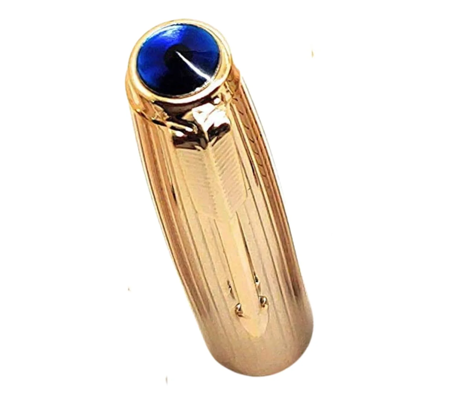 Wing Sung 601A Blue-Green Vacumatic Fountain Pen with Golden Cap – 0.5mm Fine Nib, Ink Window Pen, Resin Body, Push-Cap with Converter & Box (No Ink) - Image 4